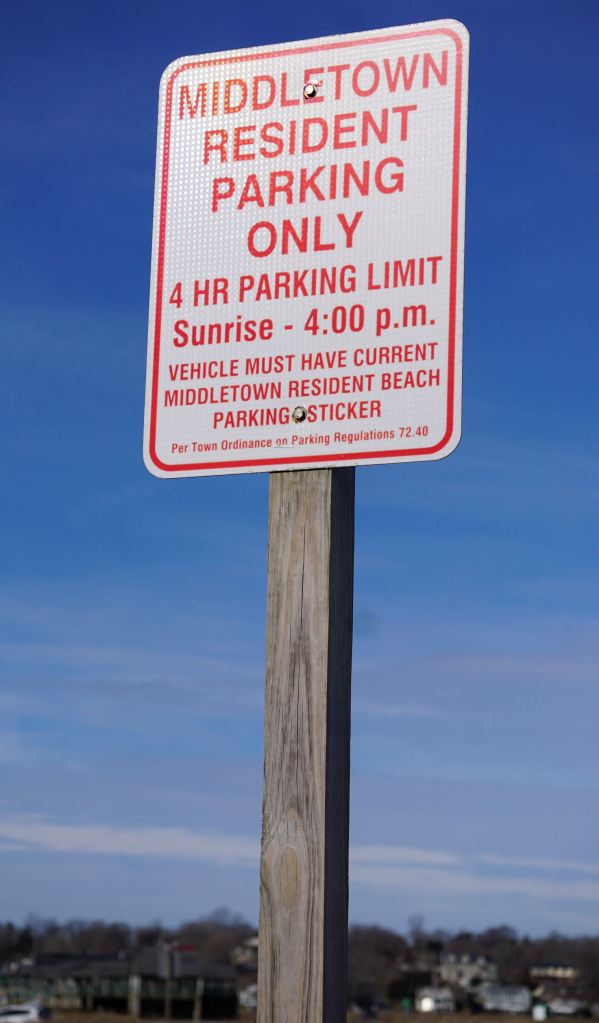 Parking sign